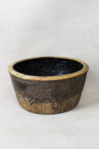 Wabi Sabi Antique Dark Glazed Terracotta Bowl Small- 188.3