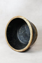 Wabi Sabi Antique Dark Glazed Terracotta Bowl Small- 188.3