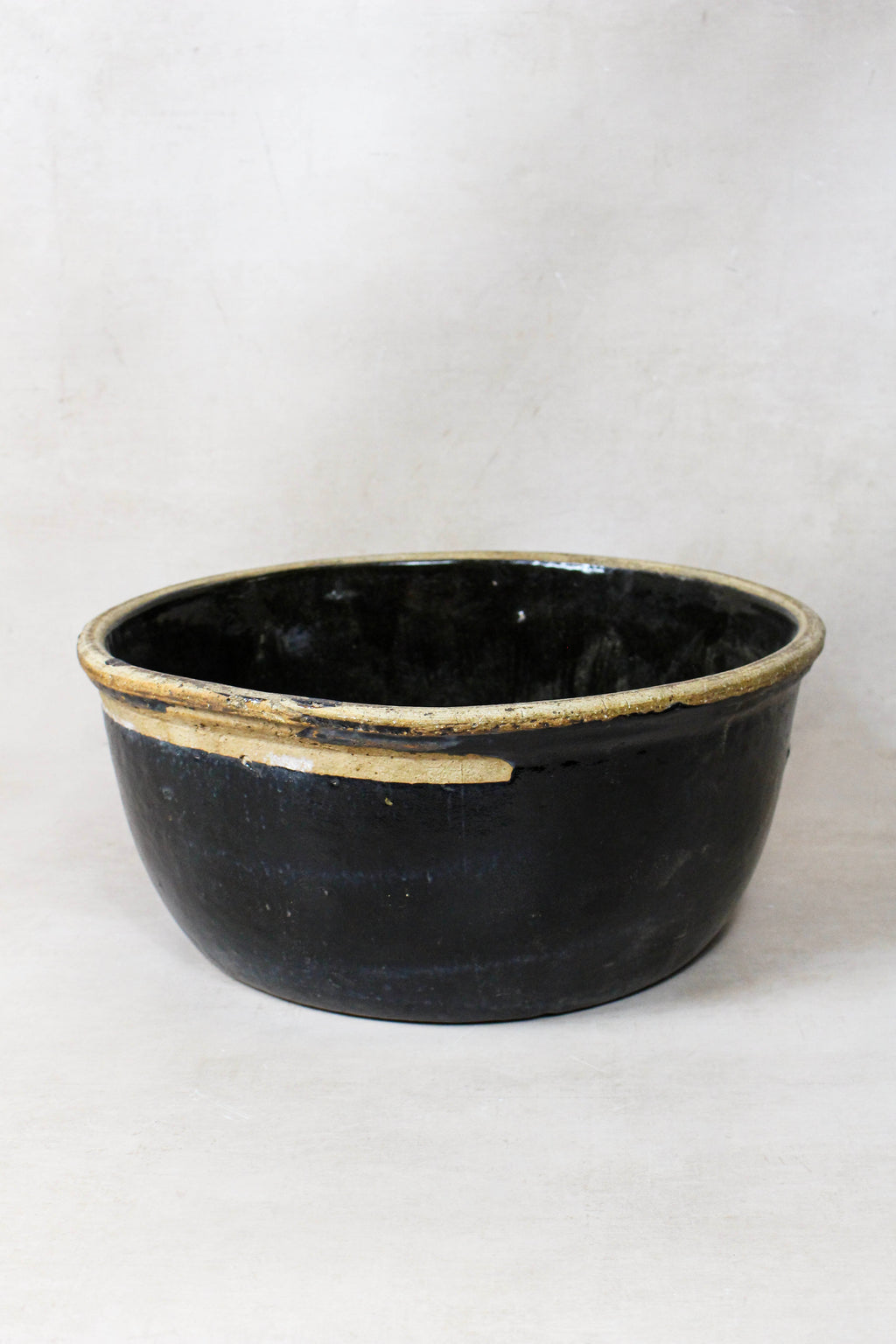 Wabi Sabi Antique Dark Glazed Terracotta Bowl Small- 188.4