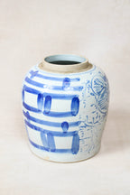 Old Blue & White Porcelain Jar - 162.1