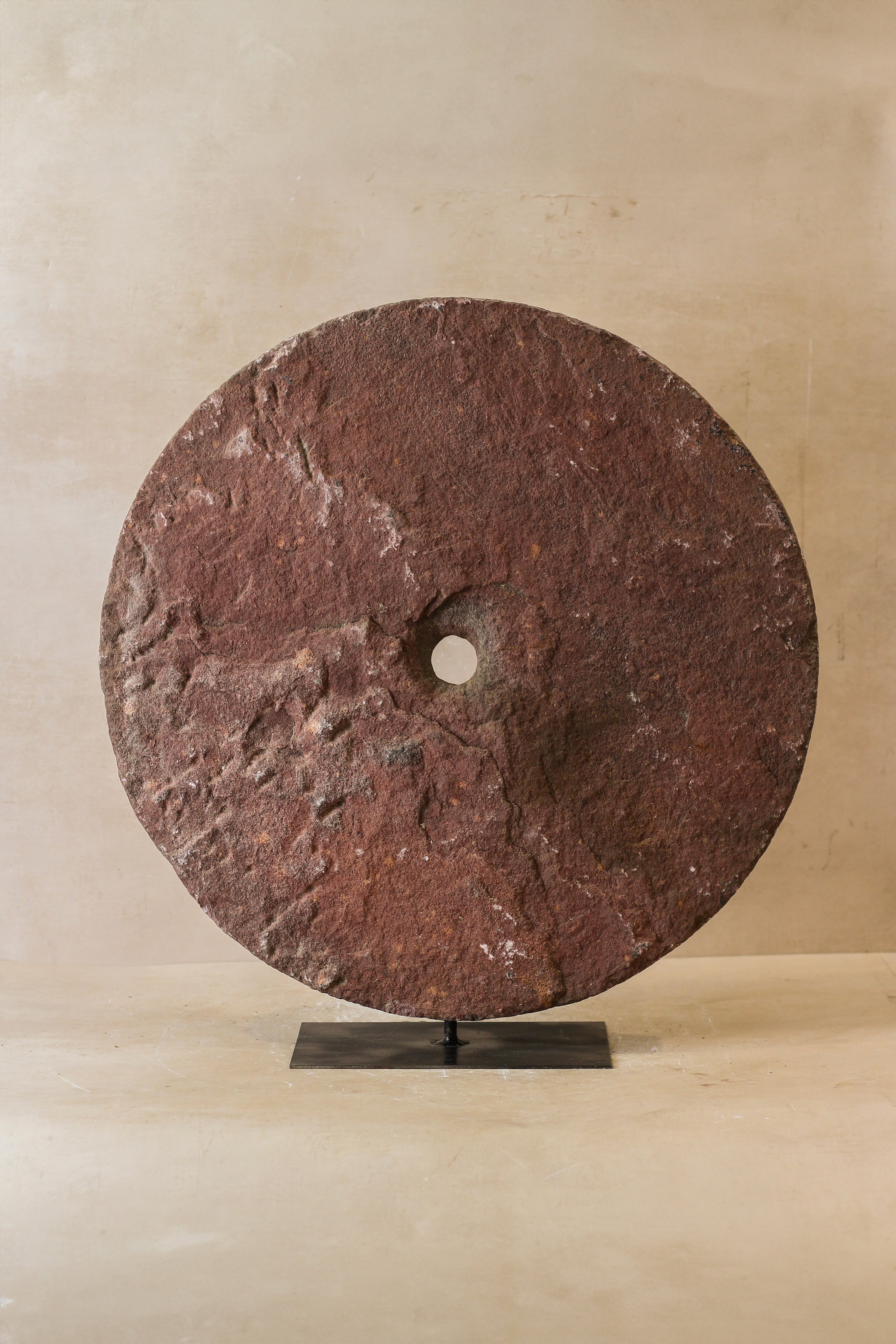 Antique Stone Grinding Wheel - 104.1