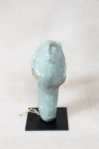 Stone head sculpture by Rizimu Chiwawa Zimbabwe 30.7
