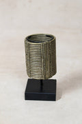 Antique Ethiopian Cast Silver-Toned Bracelet (Dure) - 58.1