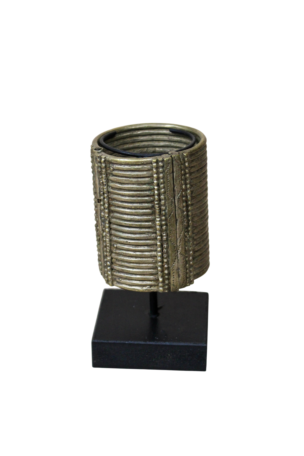 Antique Ethiopian Cast Silver-Toned Bracelet (Dure) - 58.1