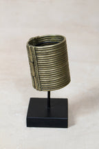 Antique Ethiopian Cast Silver-Toned Bracelet (Dure) - 58.2
