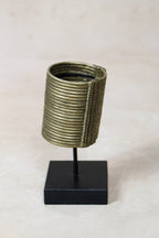 Antique Ethiopian Cast Silver-Toned Bracelet (Dure) - 58.2