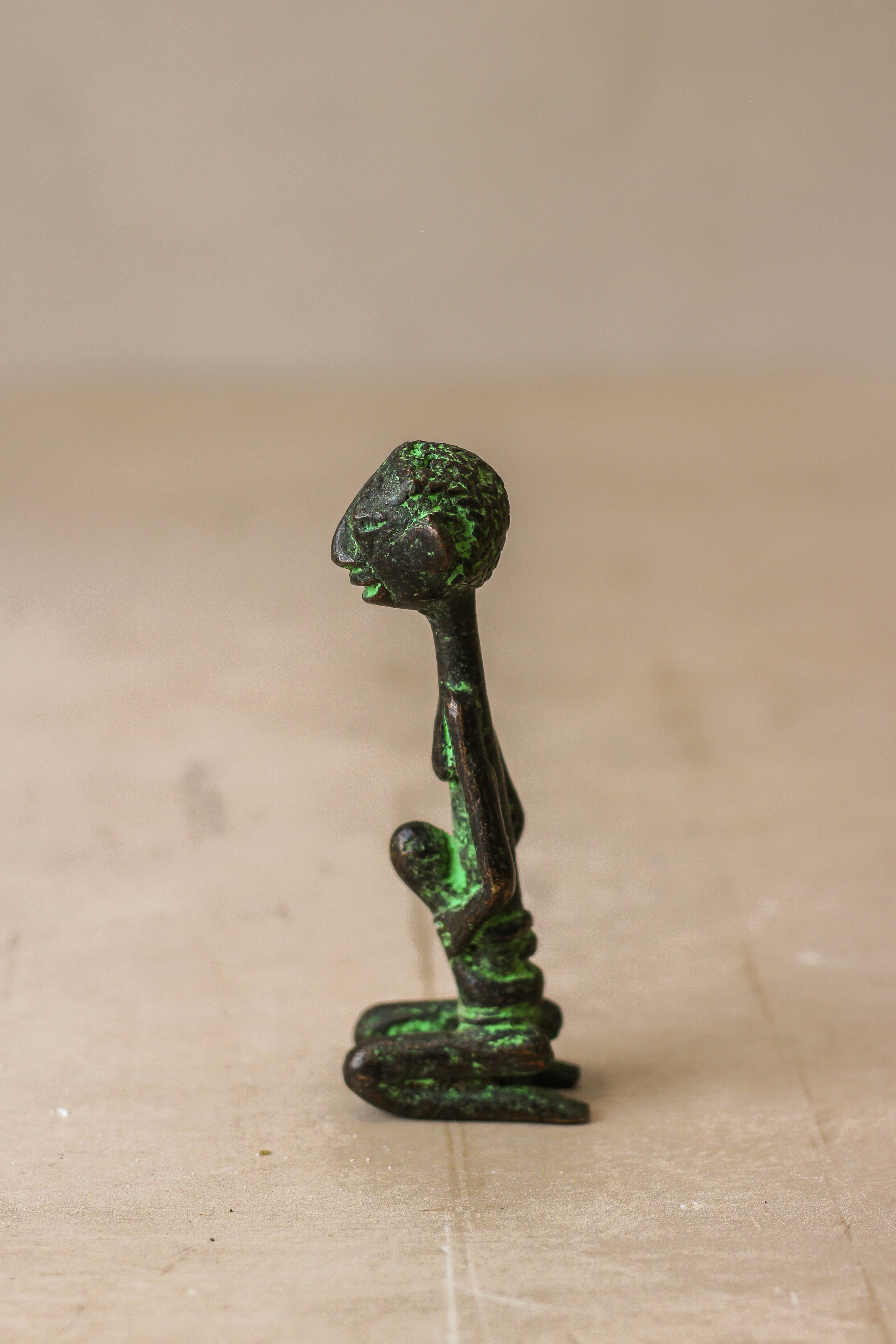 Benin Bronze Statue - 79.5