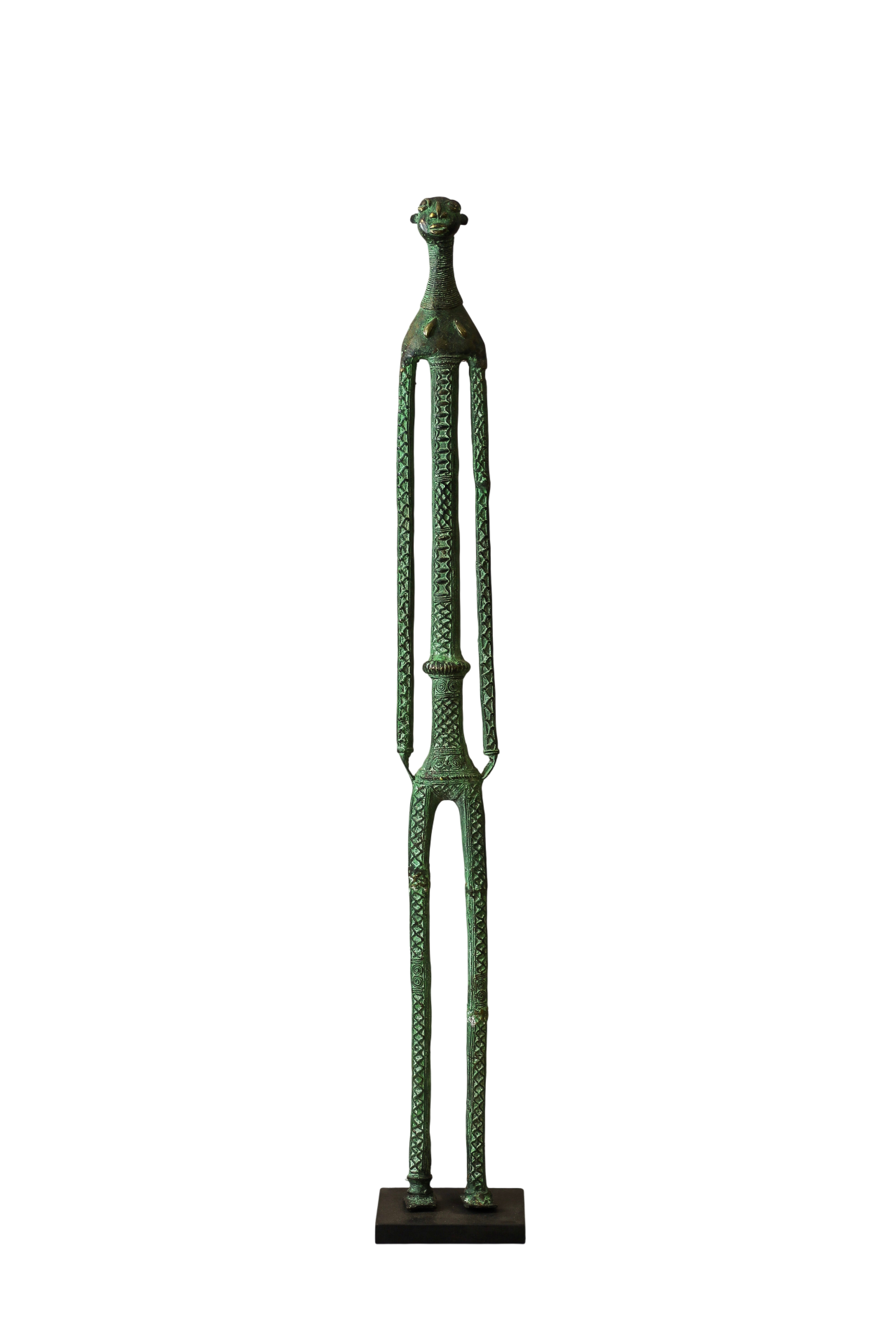 Benin Bronze Sculpture - 2.1