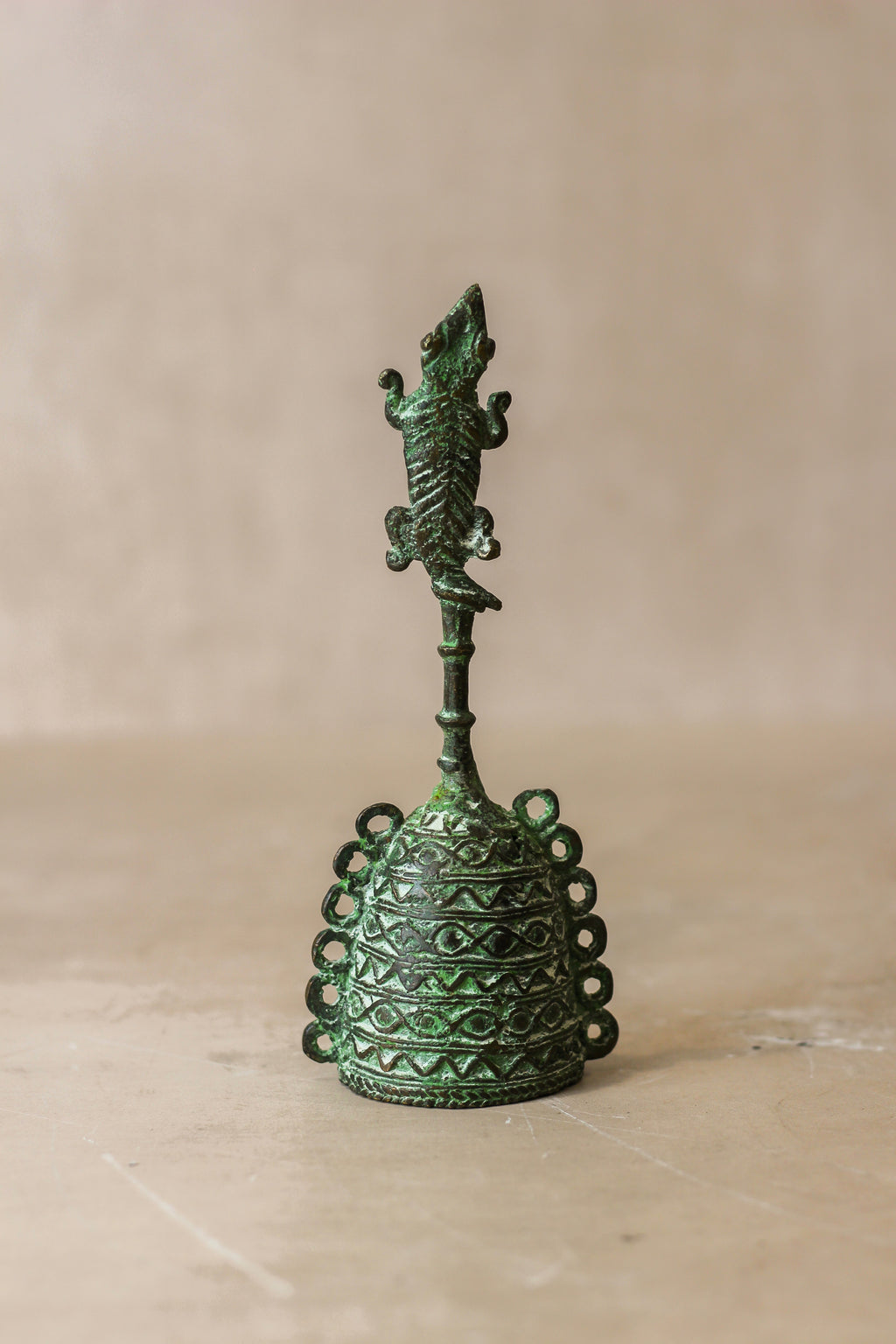 Benin Bronze Bell - 76.1