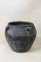 Vintage Dark pot with ears - E4.29
