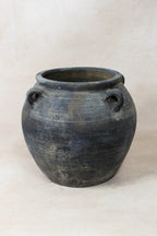 Vintage Dark pot with ears - E4.30