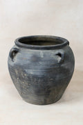 Vintage Dark pot with ears - E4.31