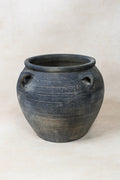 Vintage Dark pot with ears - E4.32