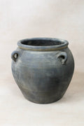 Vintage Dark pot with ears - E4.34