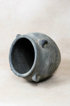 Vintage Dark pot with ears - E4.34