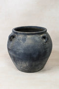 Vintage Dark pot with ears - E4.35