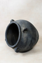 Vintage Dark pot with ears - E4.35
