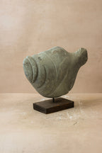 Stone Fish Sculpture - Zimbabwe - 35.8