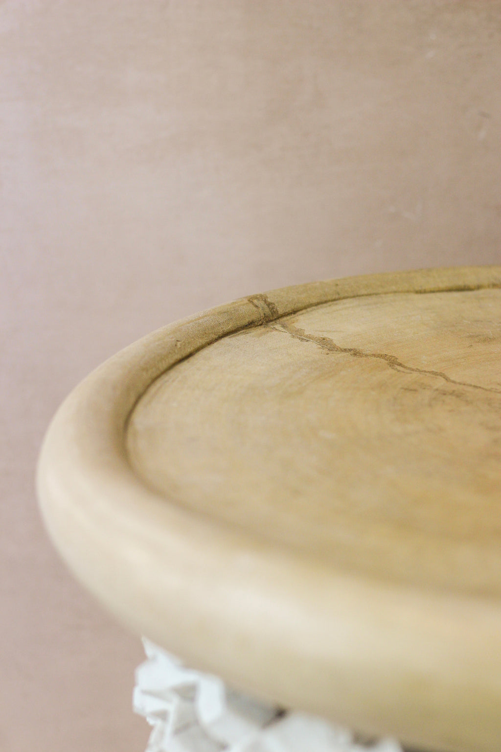 Bamileke Table - Natural/White