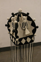 Yoruba Royal Crown Black & White - 15.4