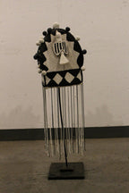 Yoruba Royal Crown Black & White - 15.4