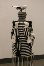Yoruba Royal Crown Black & White - 15.5