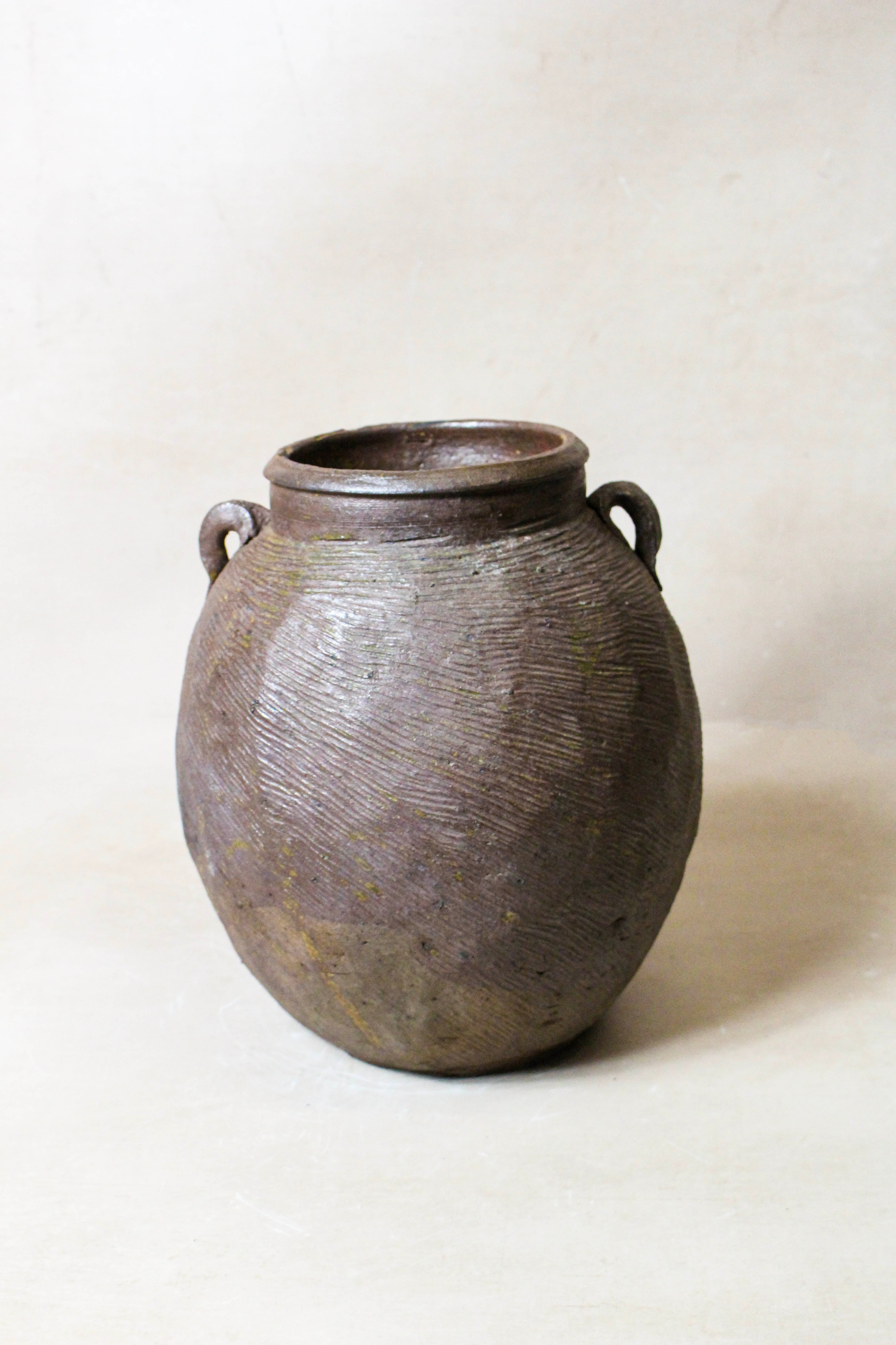 Antique Earthenware Preserve Pots - AEP 17
