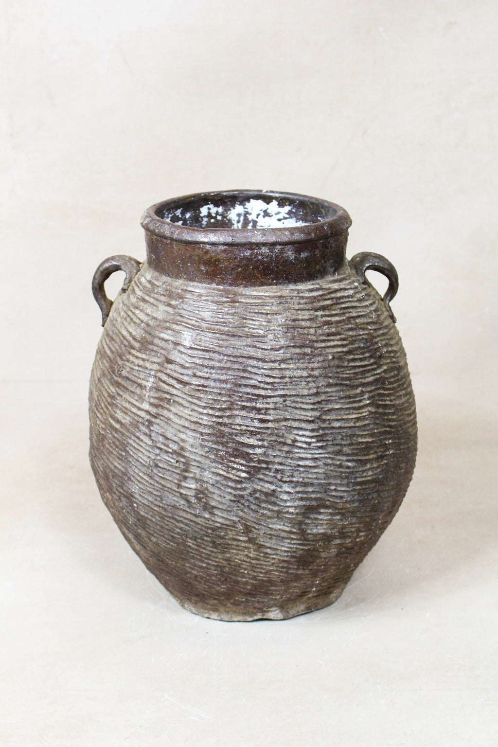 Antique Earthenware Preserve Pots - AEP 19