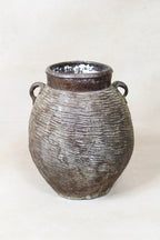 Antique Earthenware Preserve Pots - AEP 19