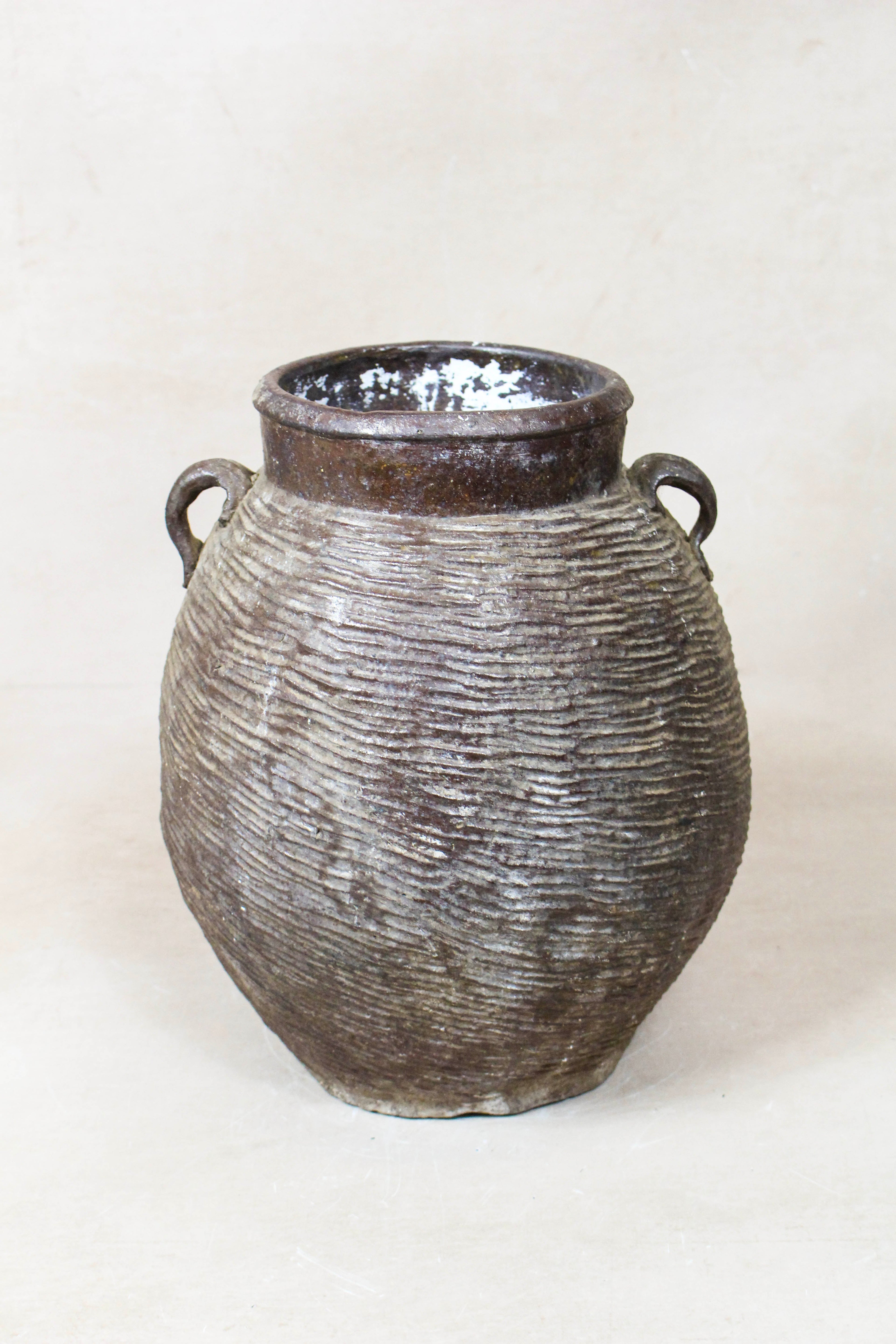 Antique Earthenware Preserve Pots - AEP 19