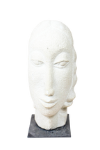 Stone head sculpture by Rizimu Chiwawa Zimbabwe 31.03