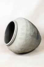 Vintage Textured Grey Pot - VT13