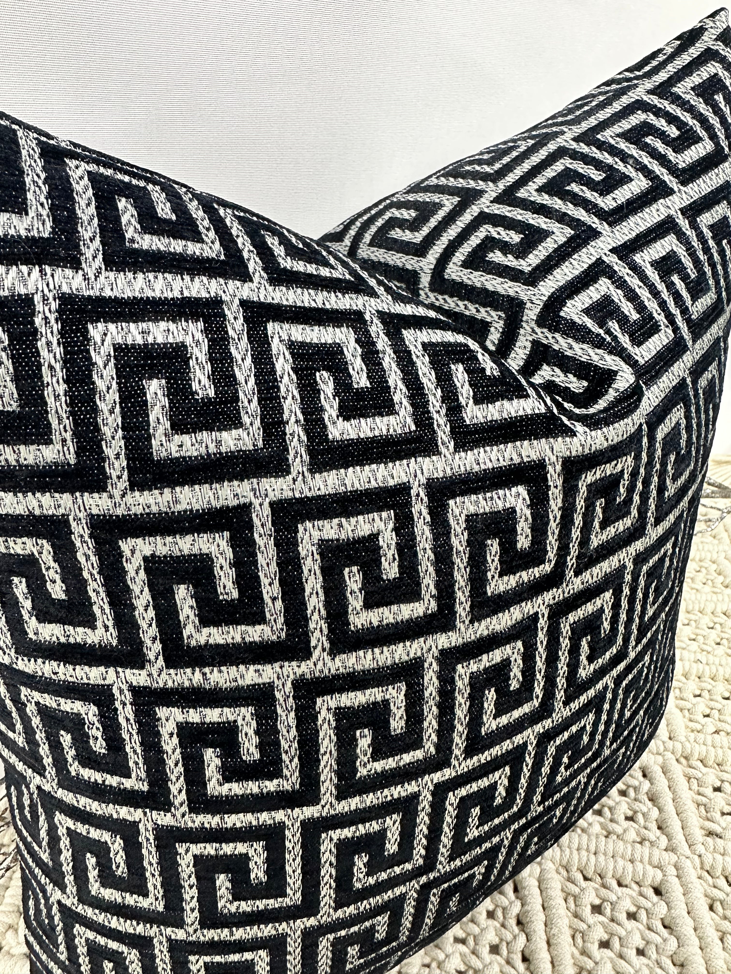 The Couture Cushion - The Black Harrington - Style No. 161