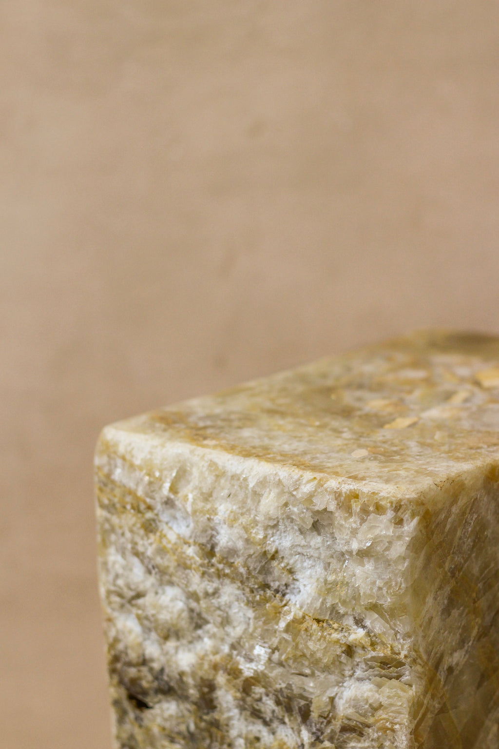 Onyx Side Table Pedestal Raw - Solid - No 1