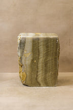 Onyx Side Table Pedestal Raw - Solid - No 2