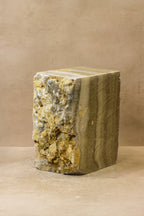 Onyx Side Table Pedestal Raw - Solid - No 2