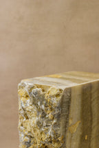 Onyx Side Table Pedestal Raw - Solid - No 2