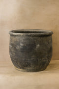 Big Old Grey Asian Pots - L007