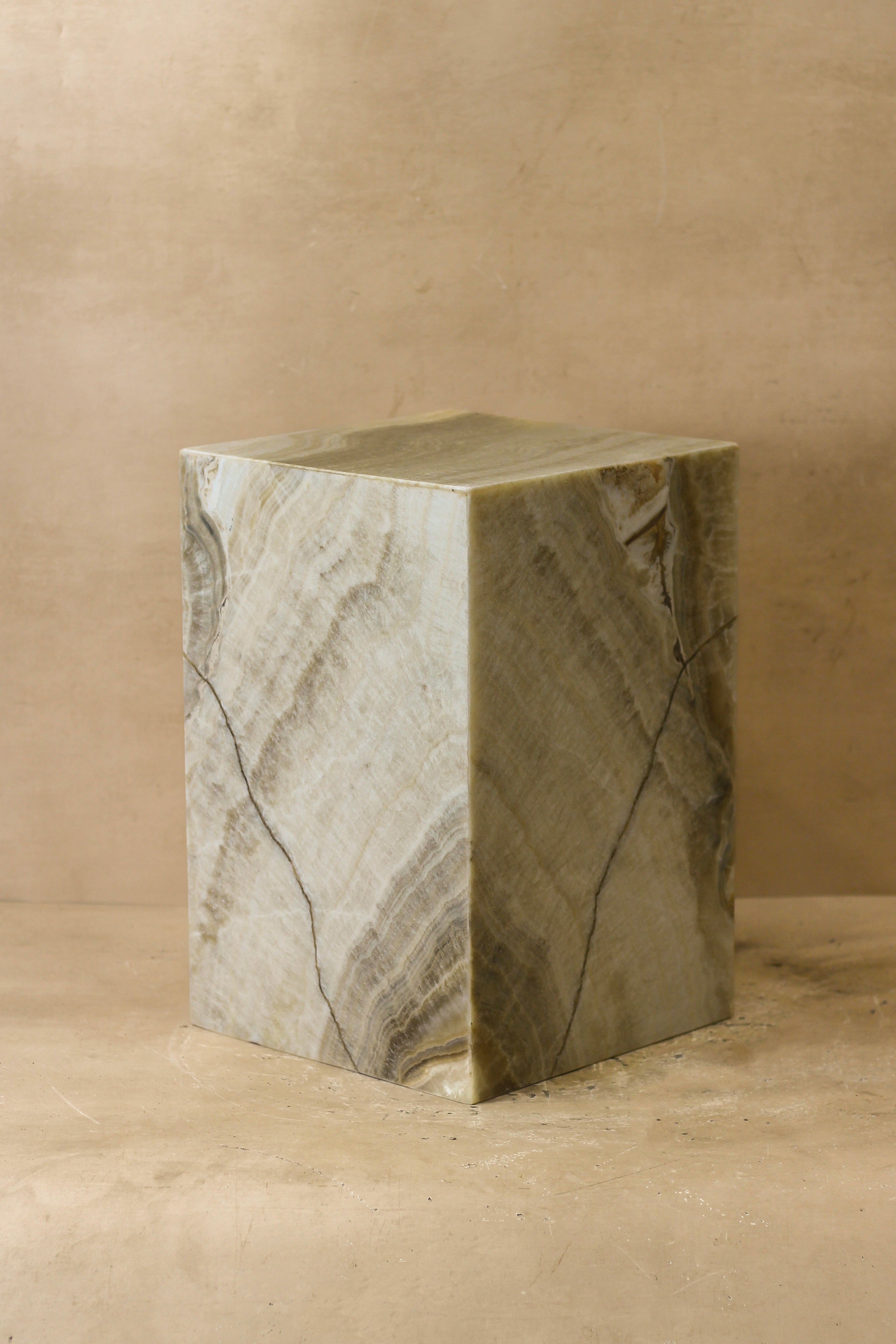 Onyx Side Table Pedestal - Hollow - No 10