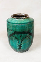Vintage Emerald Green Pot - EGP 16