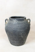 Vintage Dark pot with ears - E2.3
