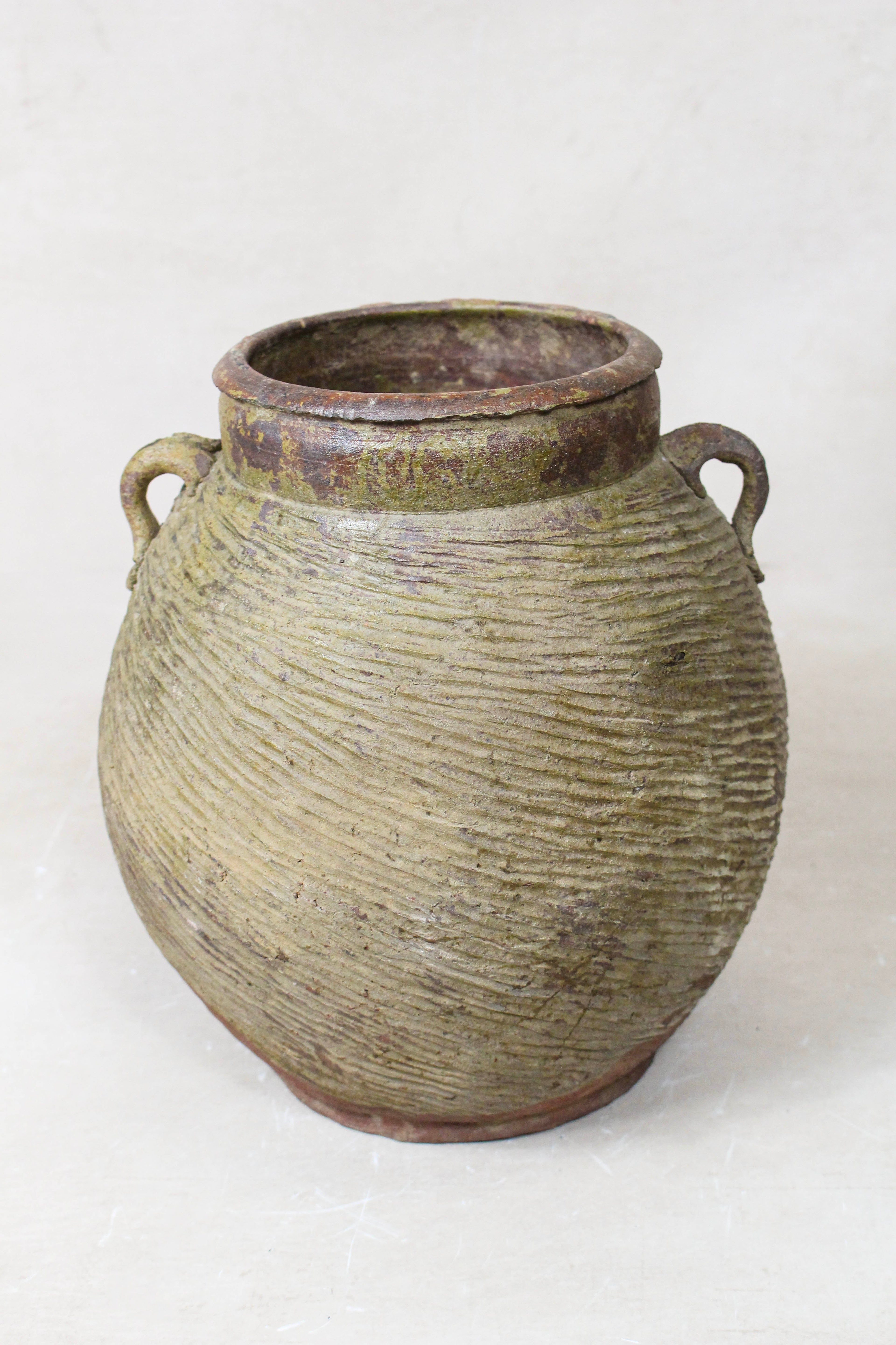 Antique Earthenware Preserve Pots - AEP 21