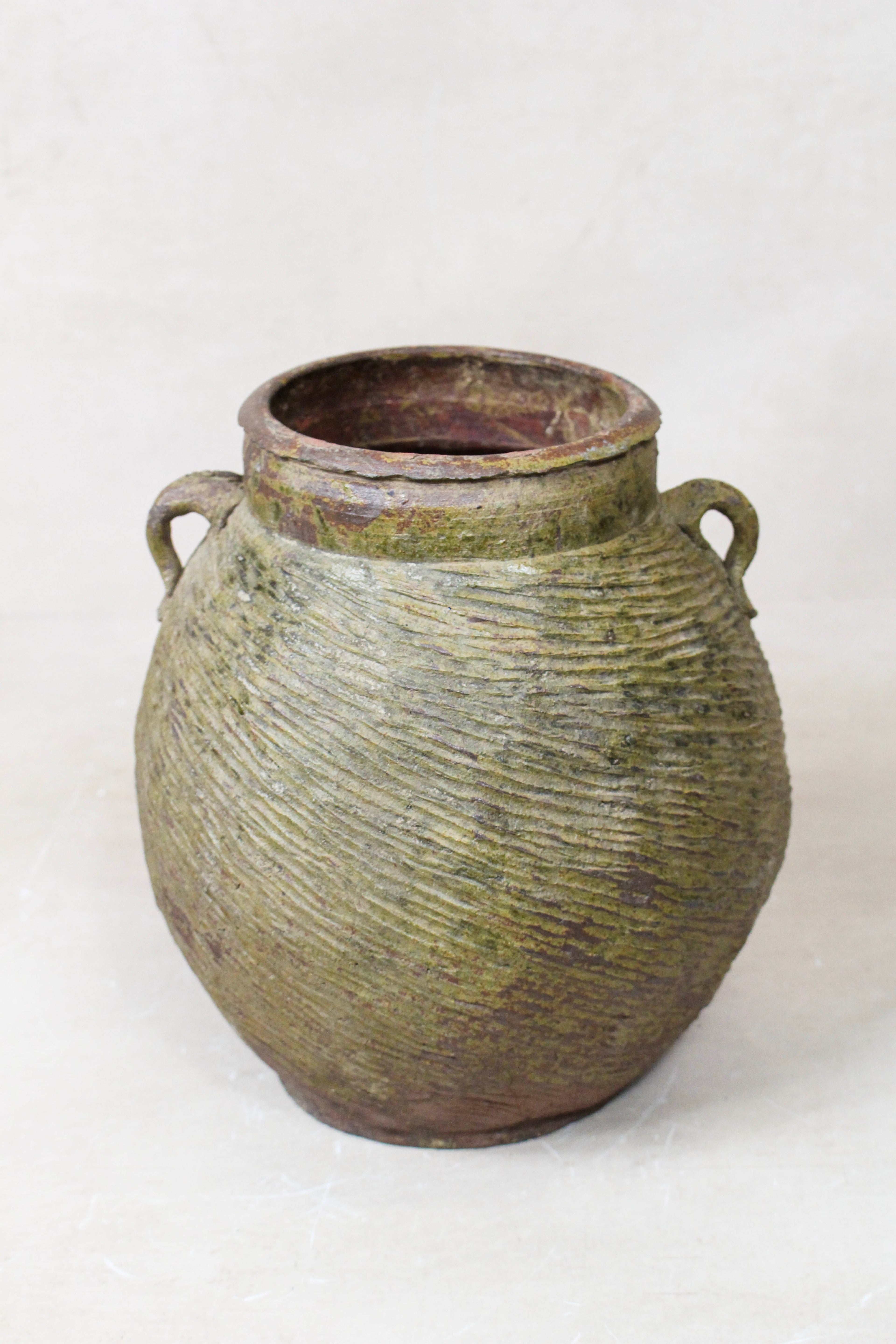 Antique Earthenware Preserve Pots - AEP 21