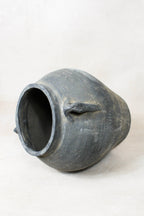 Vintage Dark pot with ears - E2.6