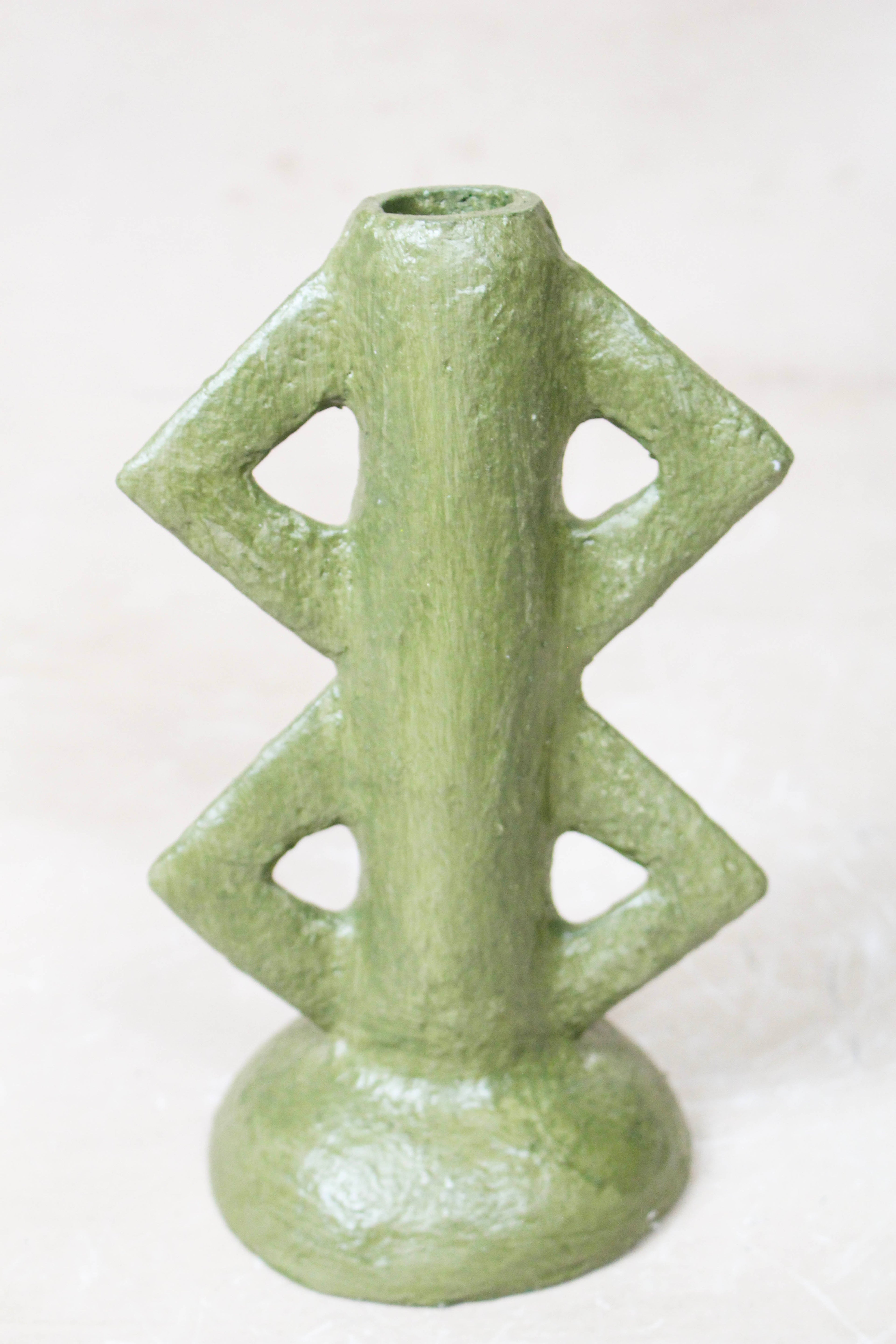 Paper Mache Candle Holder 52.3