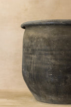 Big Old Grey Asian Pots - L010
