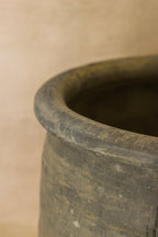 Big Old Grey Asian Pot - L011