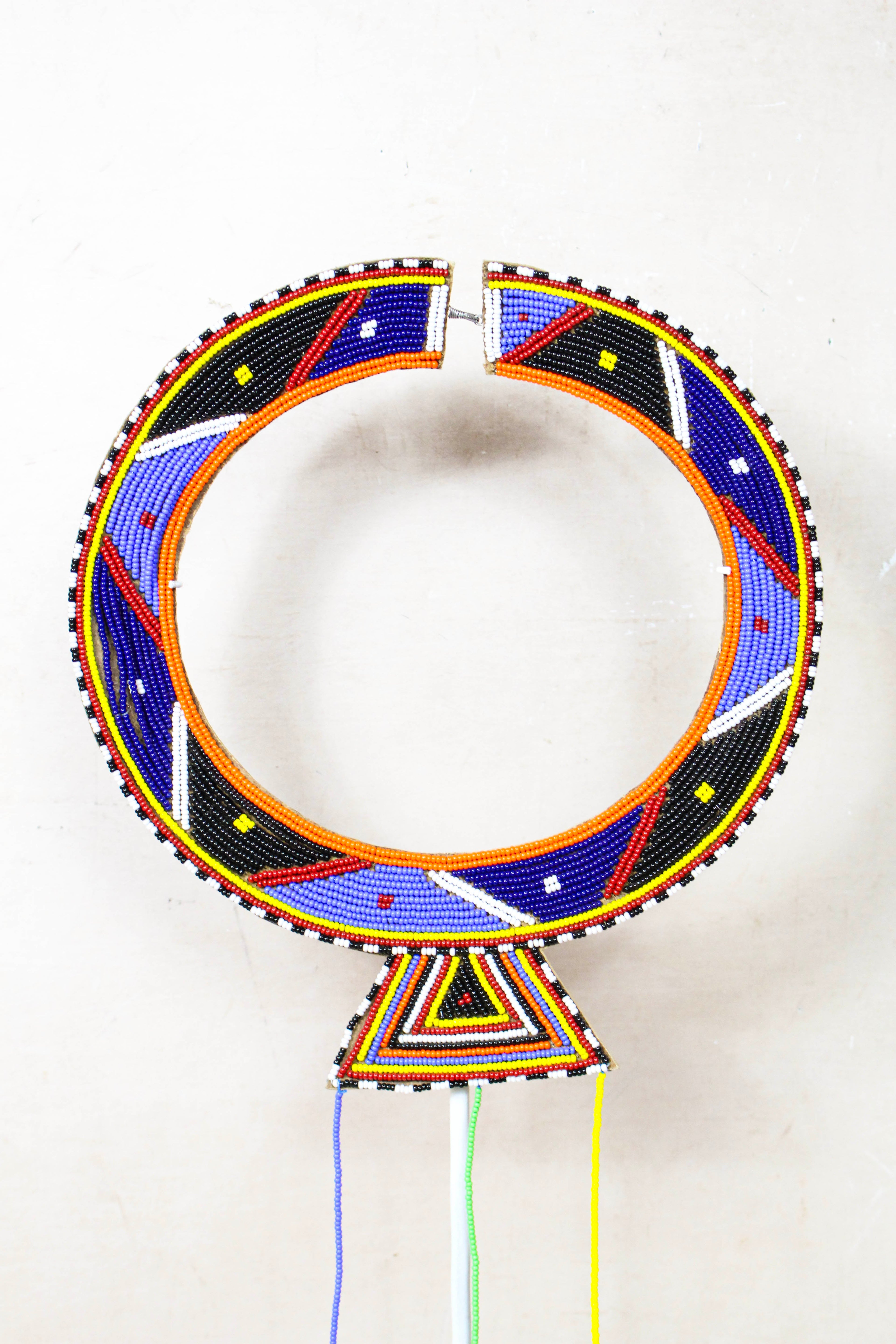 Kenya Maasai beaded Necklace - S3