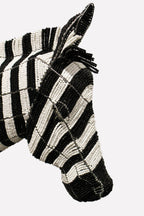 Beaded Zebra Wall Sculpture- Hand made - 17.10