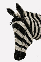 Beaded Zebra Wall Sculpture- Hand made - 17.10